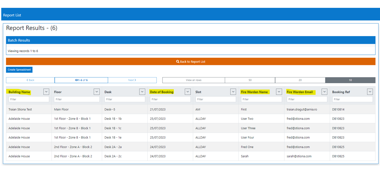 Book Multiple Desk - Step 3